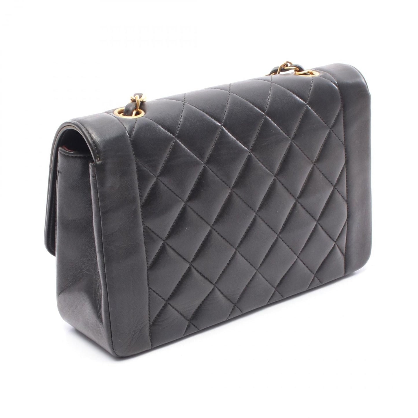 Chanel Matelasse Diana Flap Lambskin Shoulder Bag
