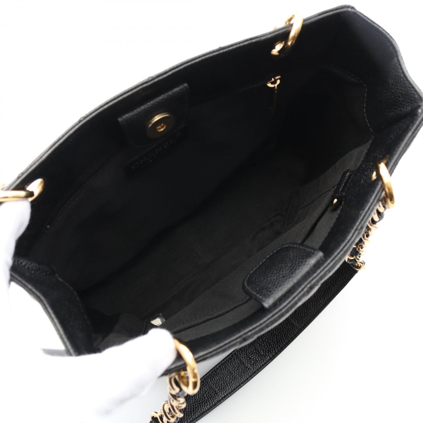 Chanel Matelasse PST Caviar Skin Tote Bag
