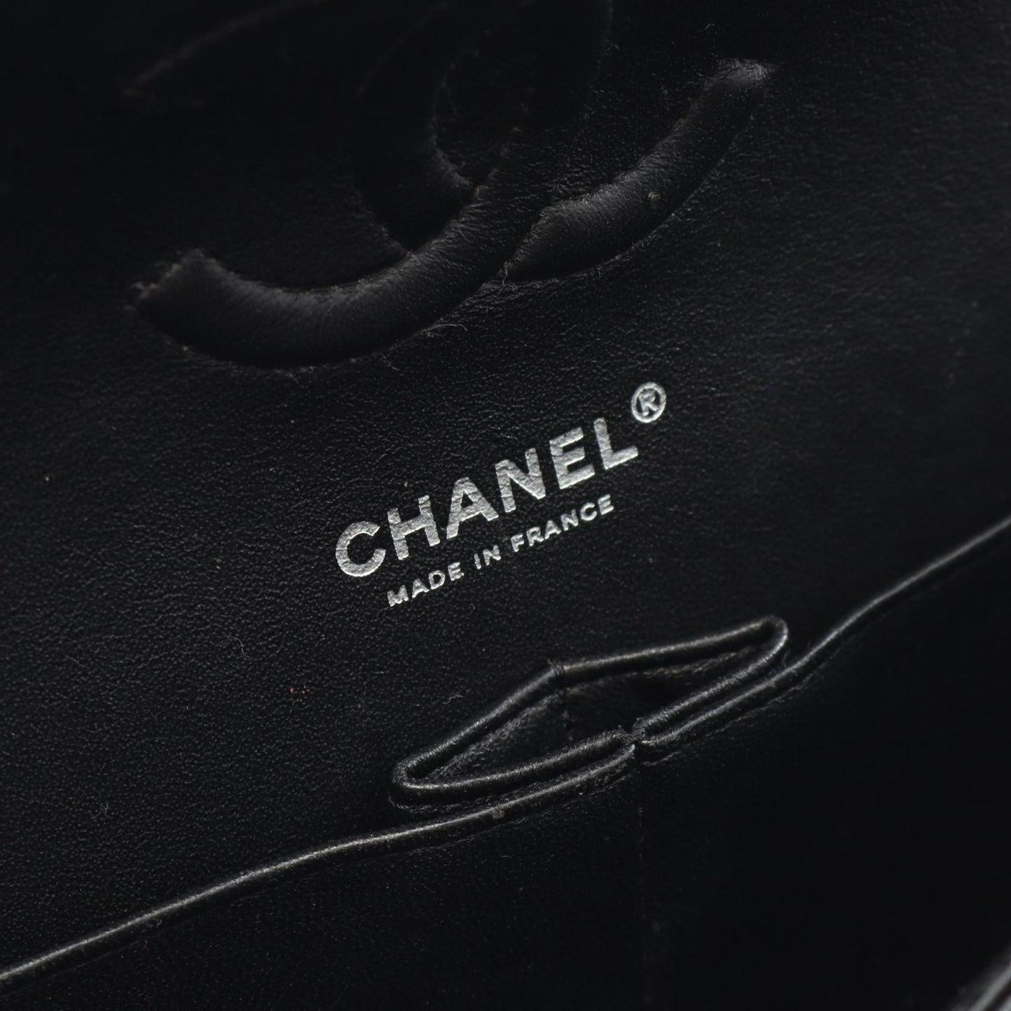 Chanel Chevron V Stitch Caviar Shoulder Bag