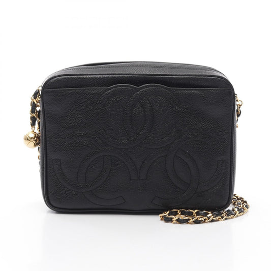 Chanel Triple Coco Caviar Skin Shoulder Bag
