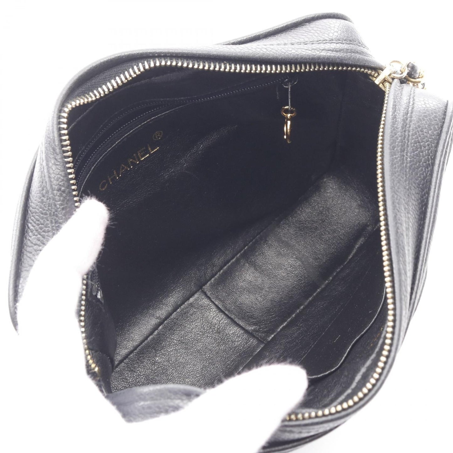Chanel Triple Coco Caviar Skin Shoulder Bag