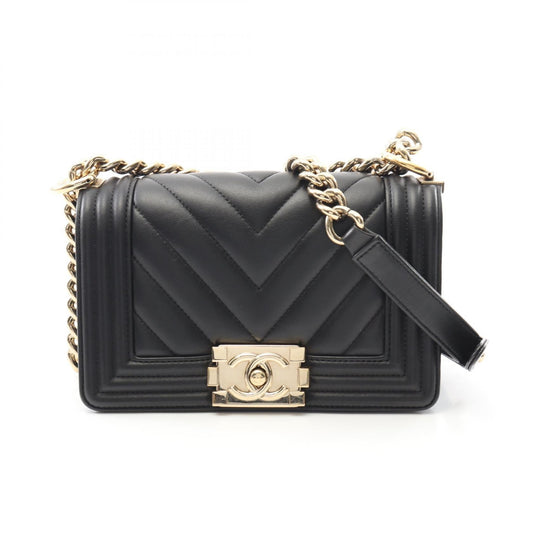 Chanel Boy Chanel Lambskin Shoulder Bag