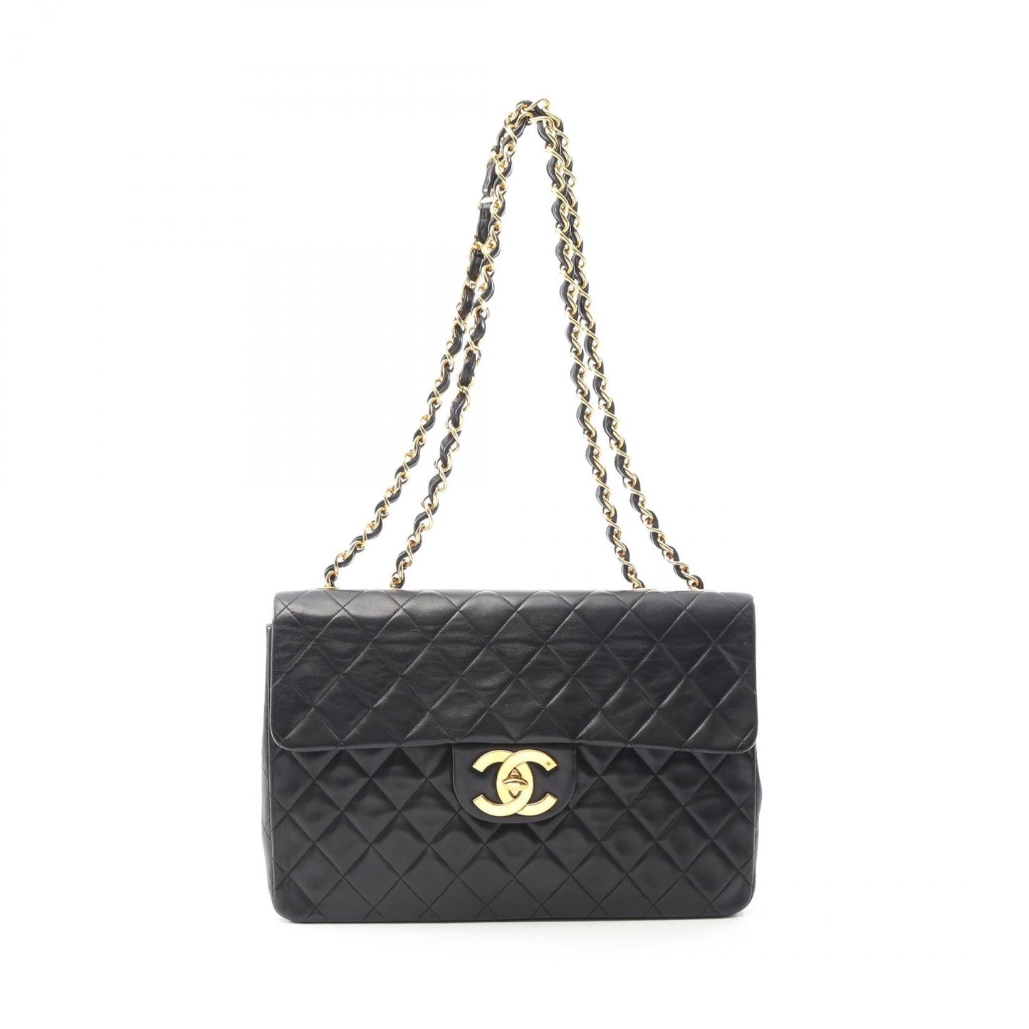Chanel Deauville Lambskin Shoulder Bag