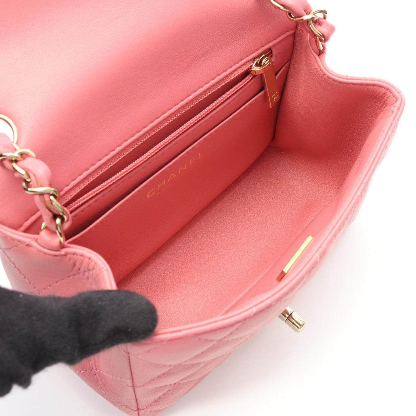Chanel Mini MatelassÃ© Lambskin Shoulder Bag