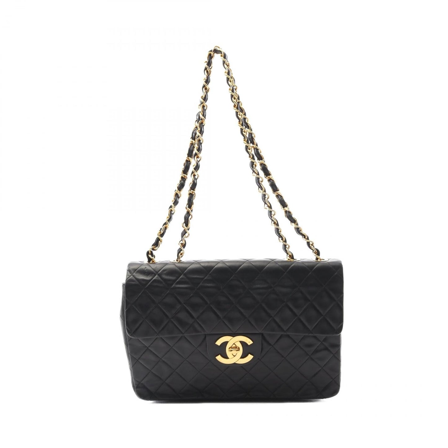 Chanel Deauville Lambskin Shoulder Bag
