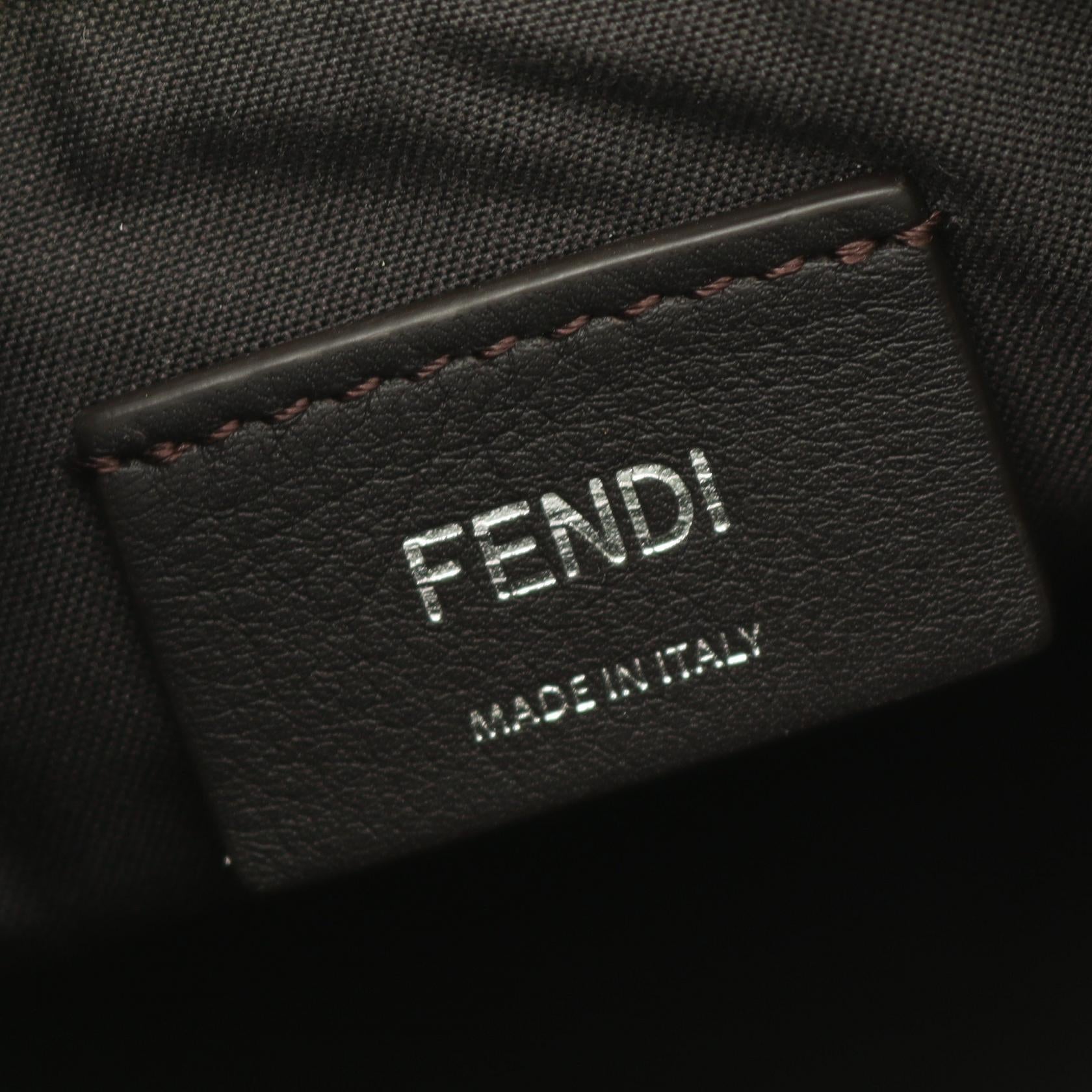 Fendi Graphy Leather Handbag