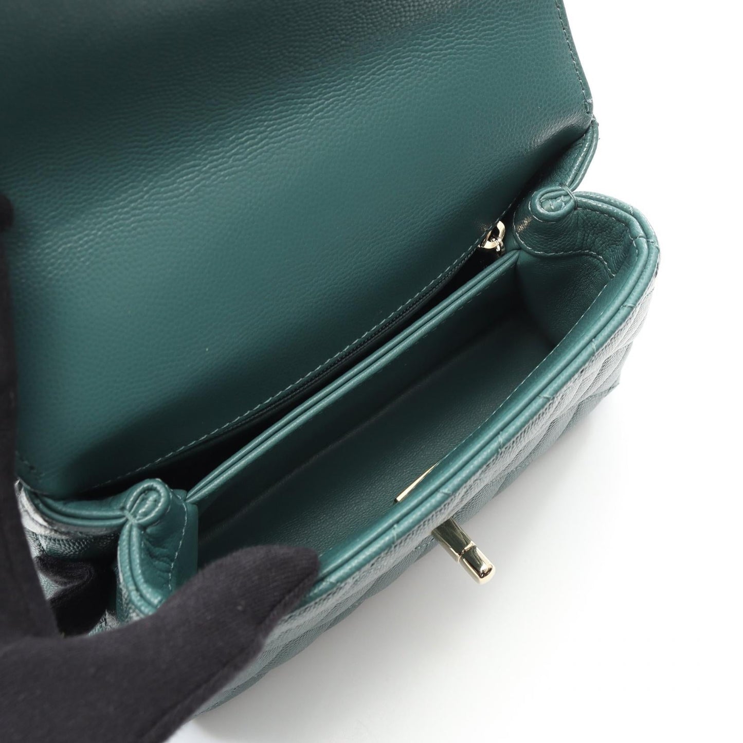 Chanel Coco Handle Grained Calfskin Handbag