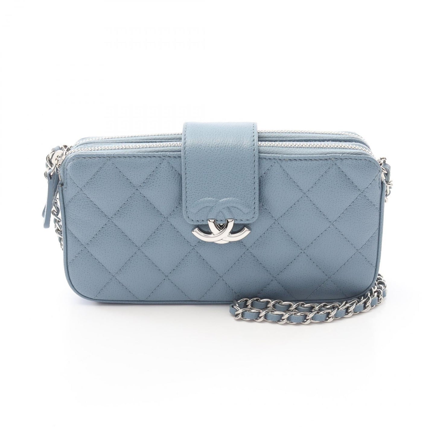 Chanel Half Coco MatelassÃ© Grained Calfskin Shoulder Bag