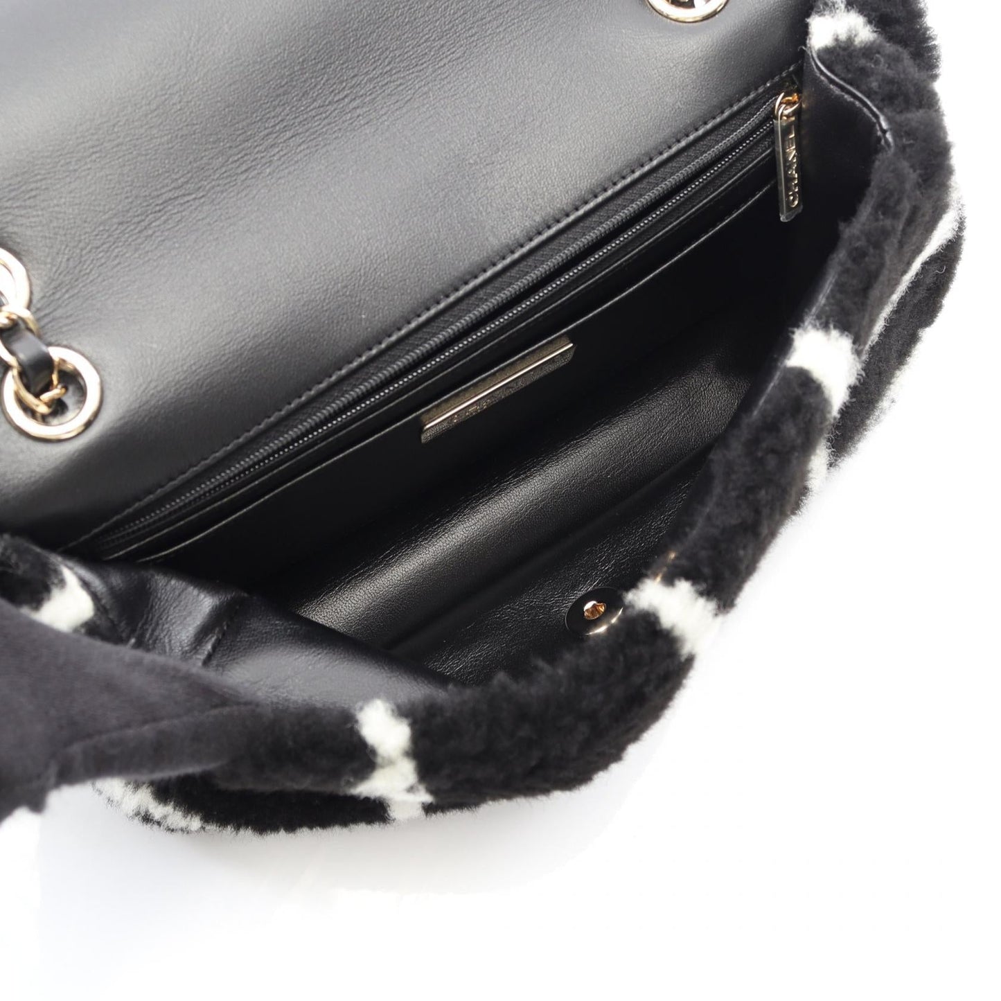 Chanel Coco Shearling Shoulder Bag