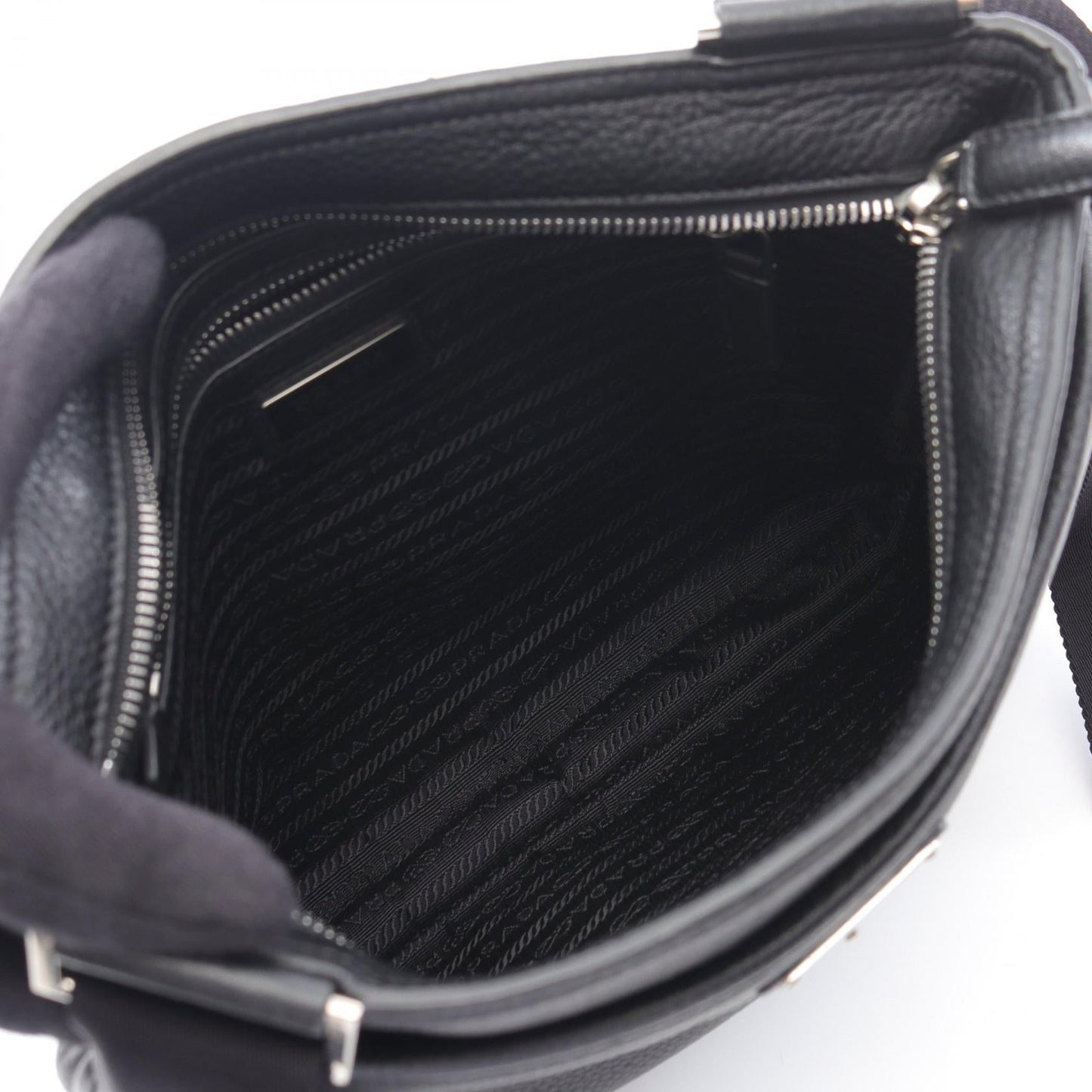 Prada VITTELO CITY Leather Shoulder Bag