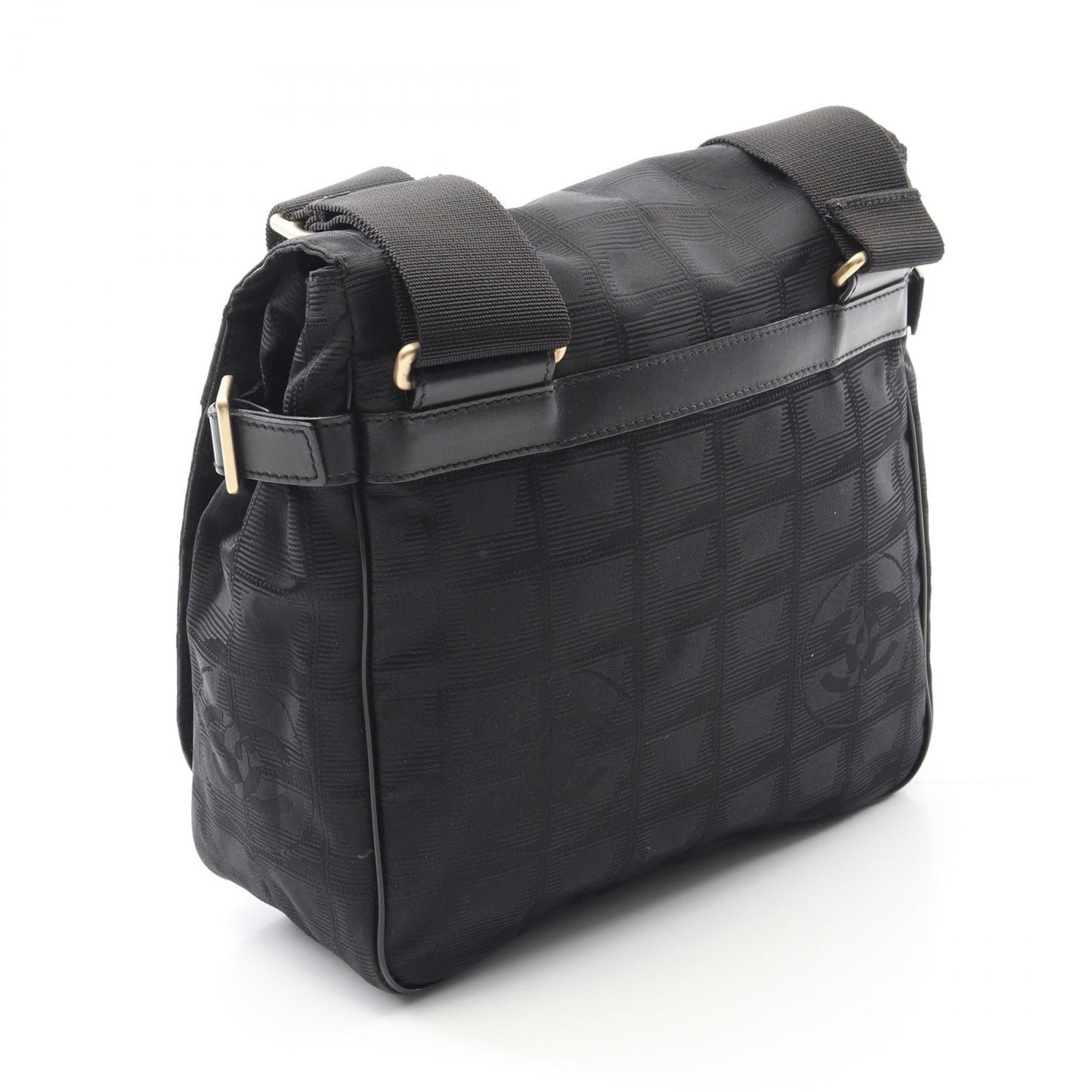Chanel New Travel Line Nylon Canvas Shoulder Bag