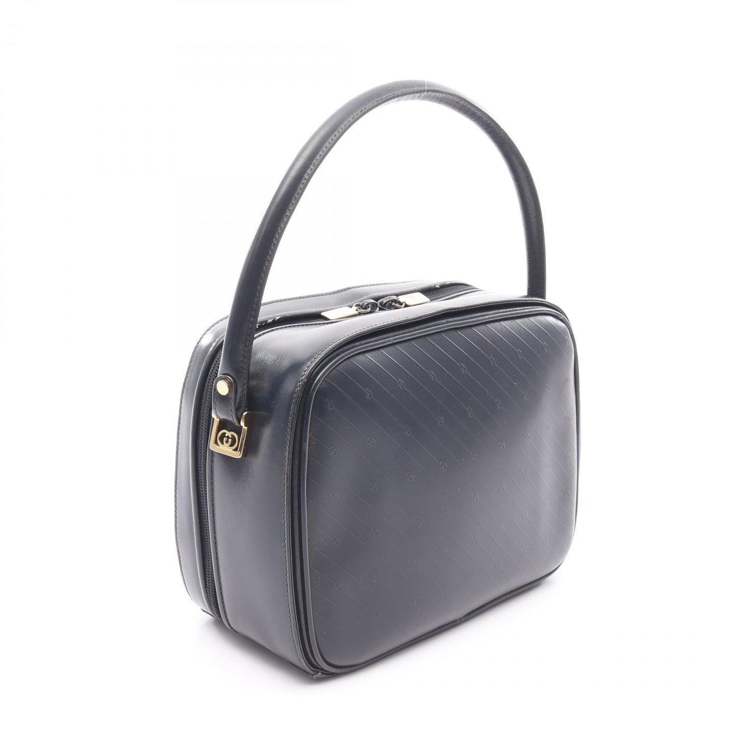 Gucci Old Gucci Interlocking G Leather Handbag