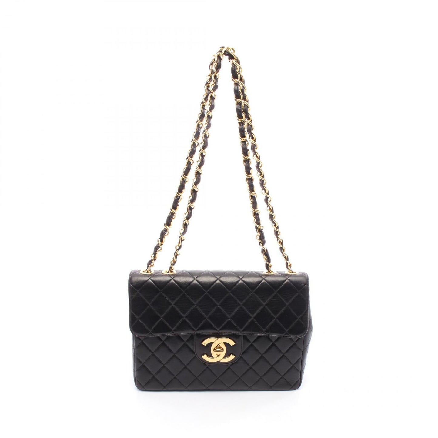 Chanel Deauville Lambskin Shoulder Bag