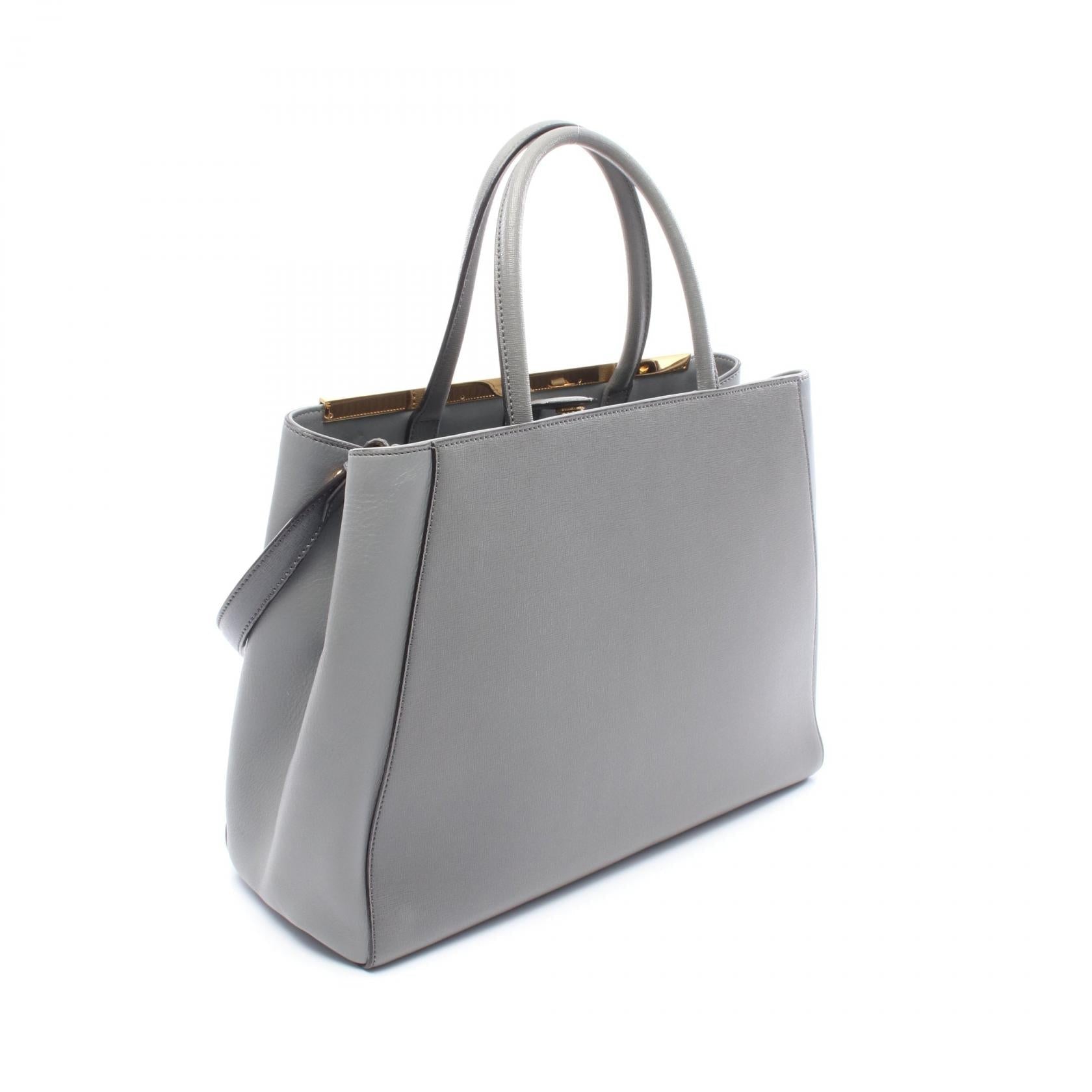Fendi 2JOURS Leather Handbag