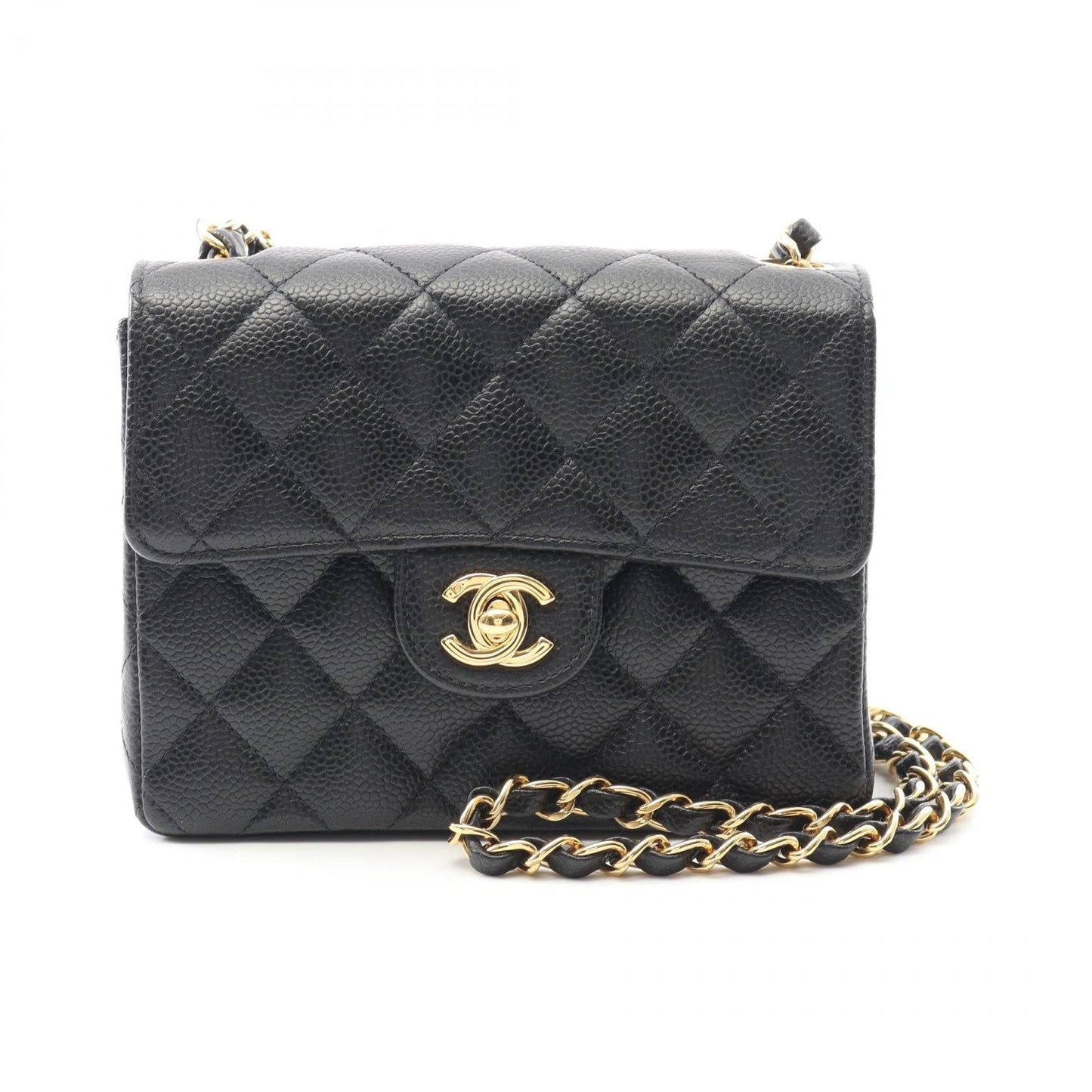 Chanel Mini MatelassÃ© Caviar Skin Shoulder Bag