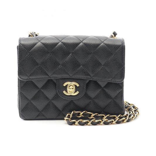 Chanel Mini MatelassÃ© Caviar Skin Shoulder Bag