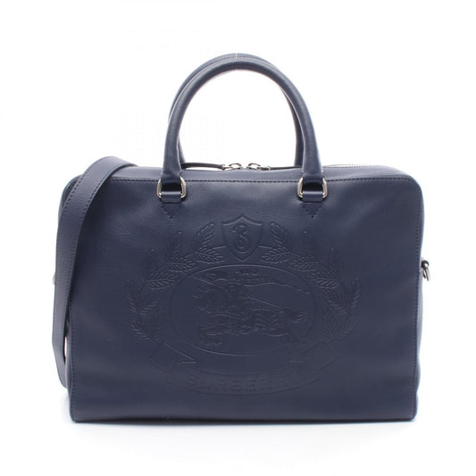 Burberry Logo Leather Business Bag