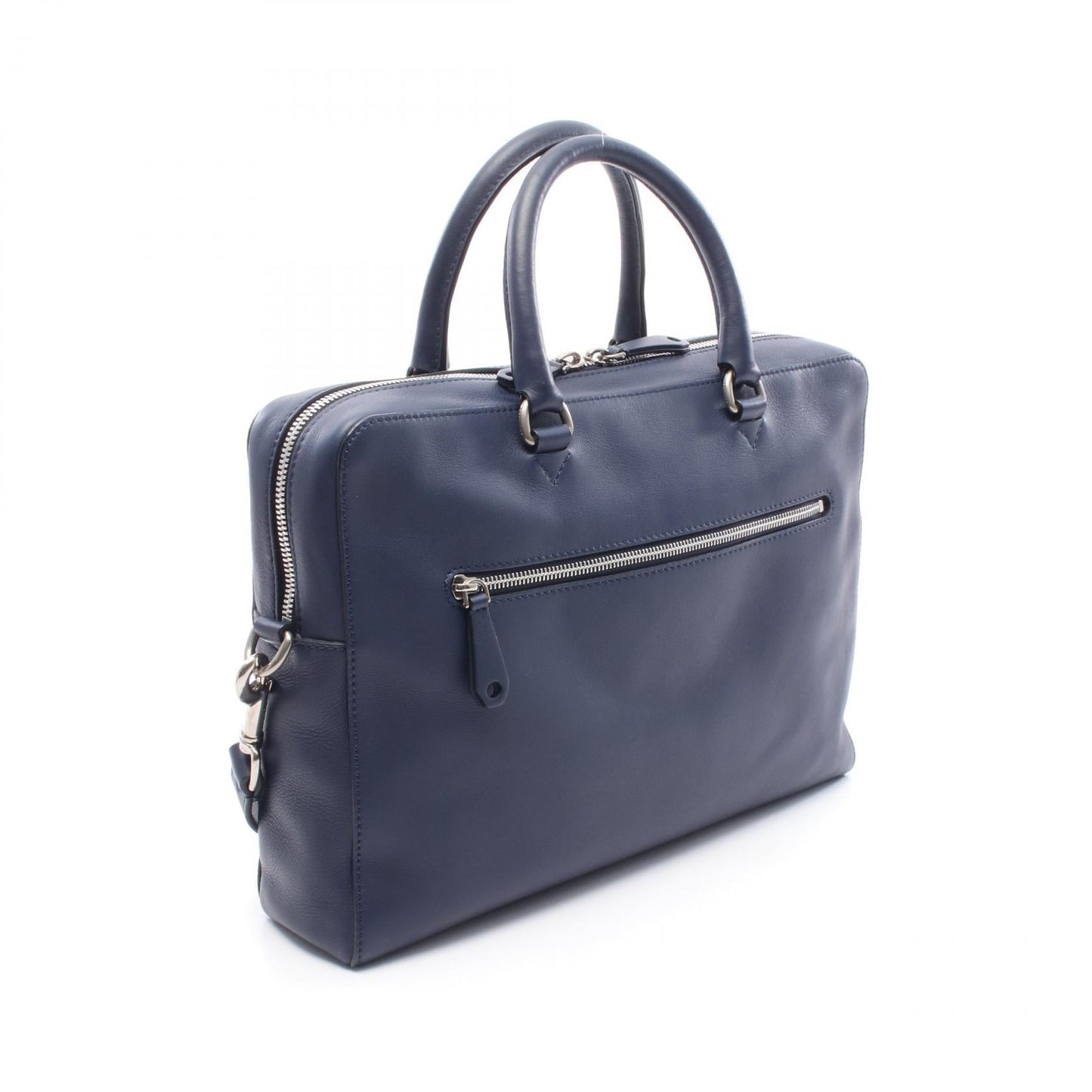 Burberry Logo Leather Business Bag
