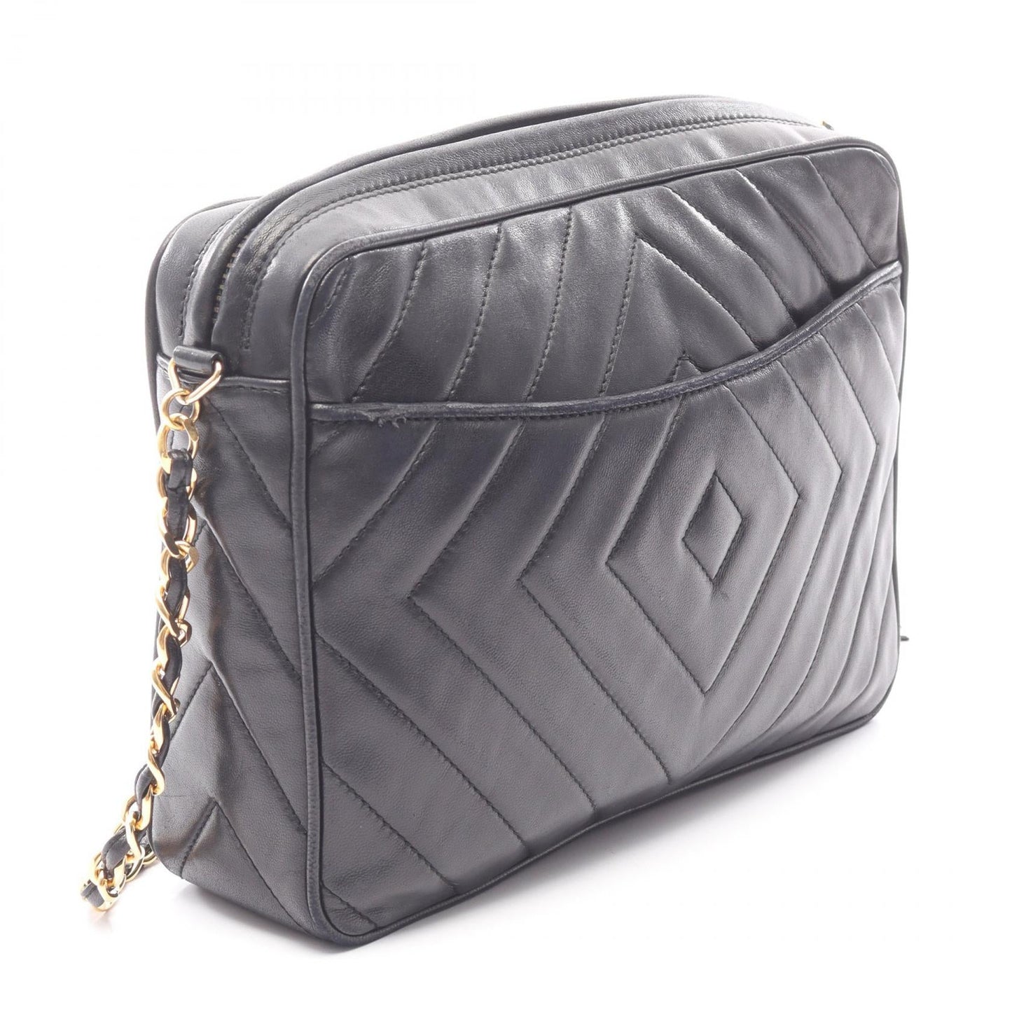 Chanel Coco Diamond Quilting Lambskin Shoulder Bag