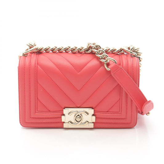 Chanel Boy Chanel Lambskin Shoulder Bag