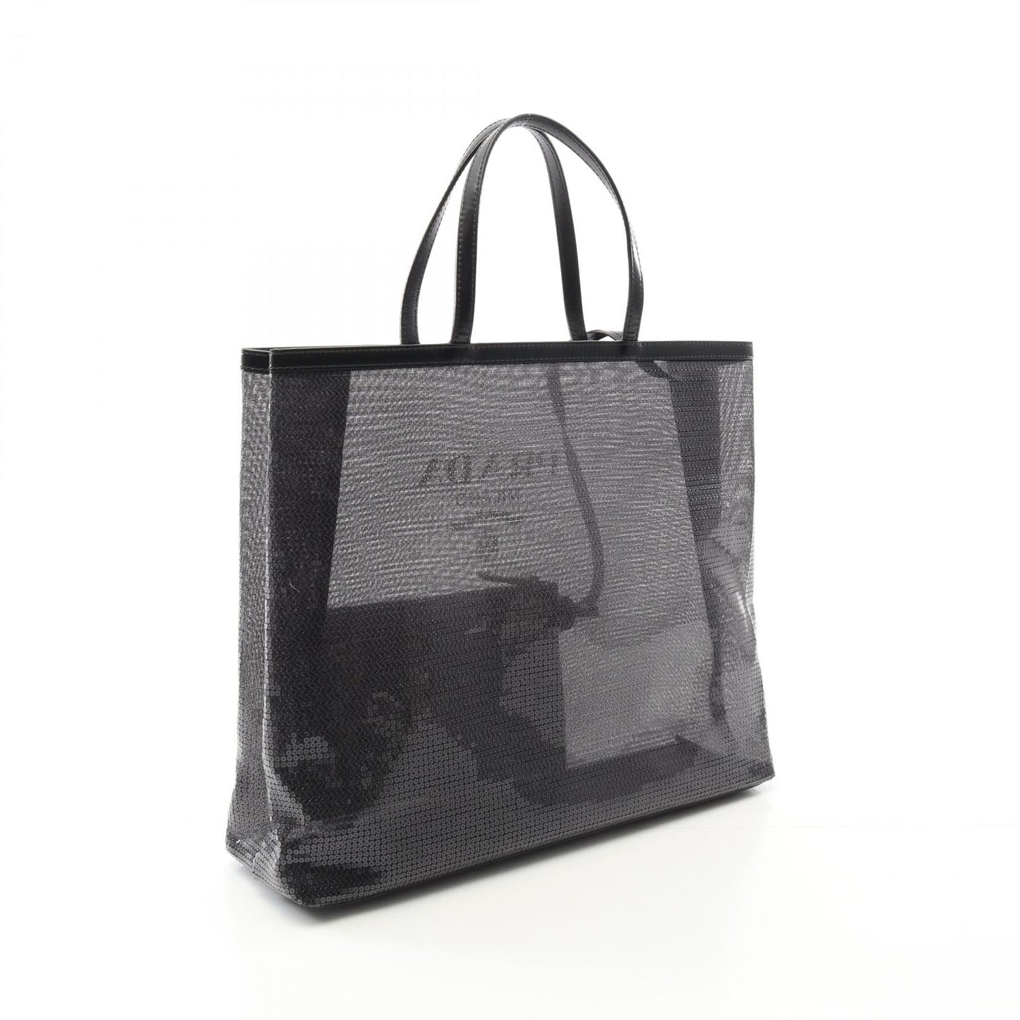 Prada 1BG416 Leather Sequin Tote Bag
