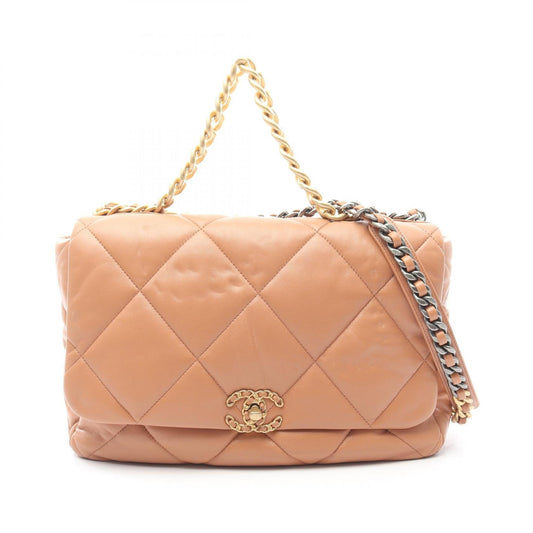 Chanel 19 Maxi Matelassé Lambskin Shoulder Bag