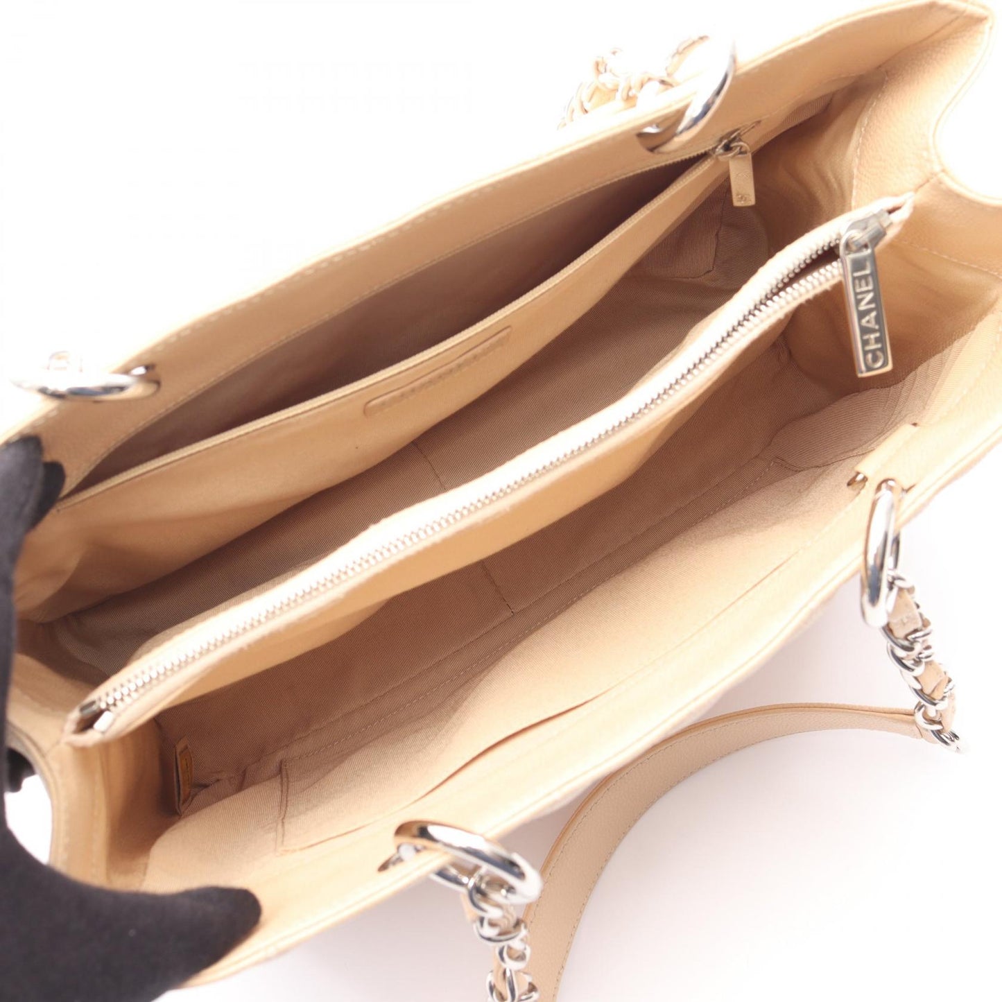 Chanel Matelasse Grand Shopping Tote Calf Tote Bag