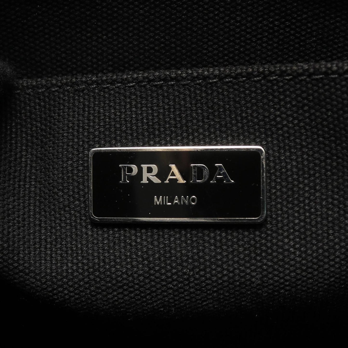 Prada CANAPA CAMOUFLA Canvas Tote Bag