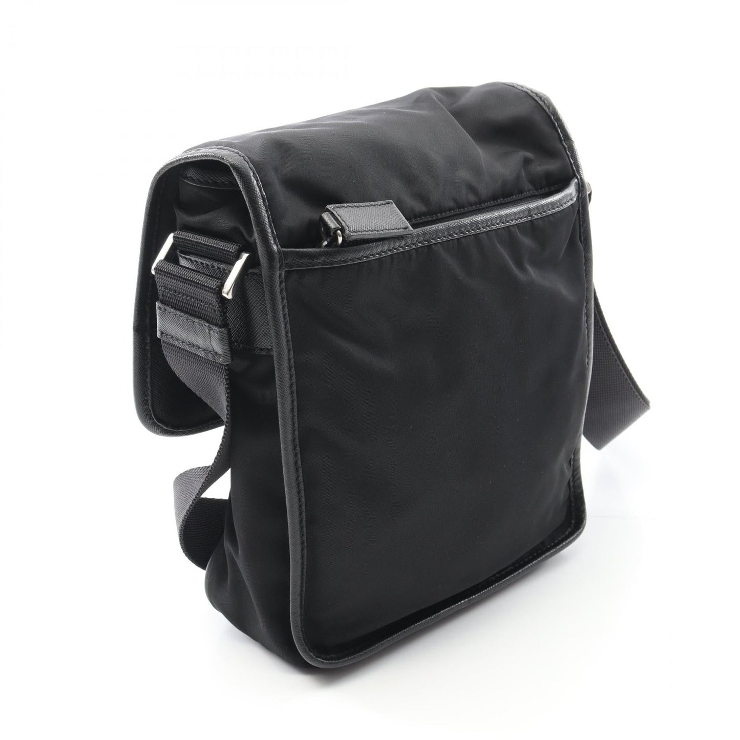 Prada Re-Nylon Saffiano Leather Shoulder Bag