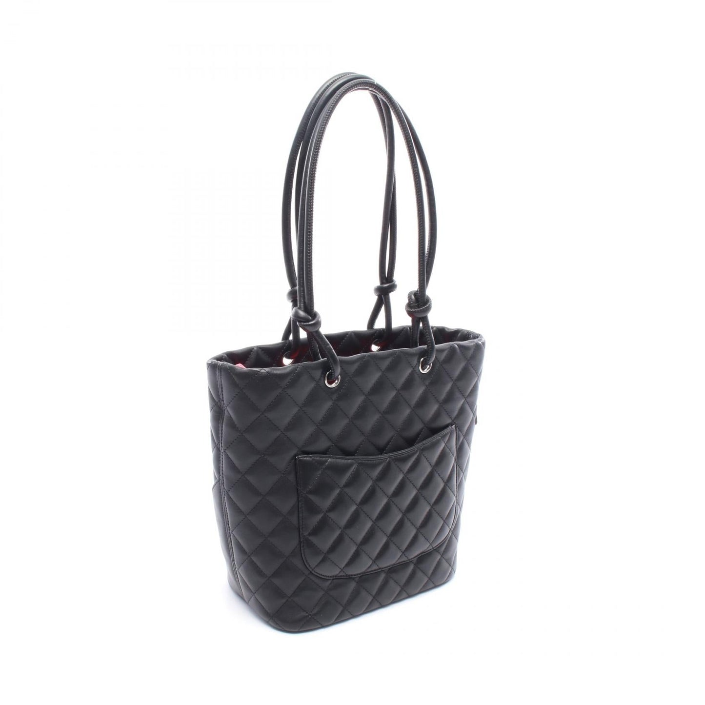 Chanel Cambon Line Small Tote Bag Leather Patent Leather Tote Bag