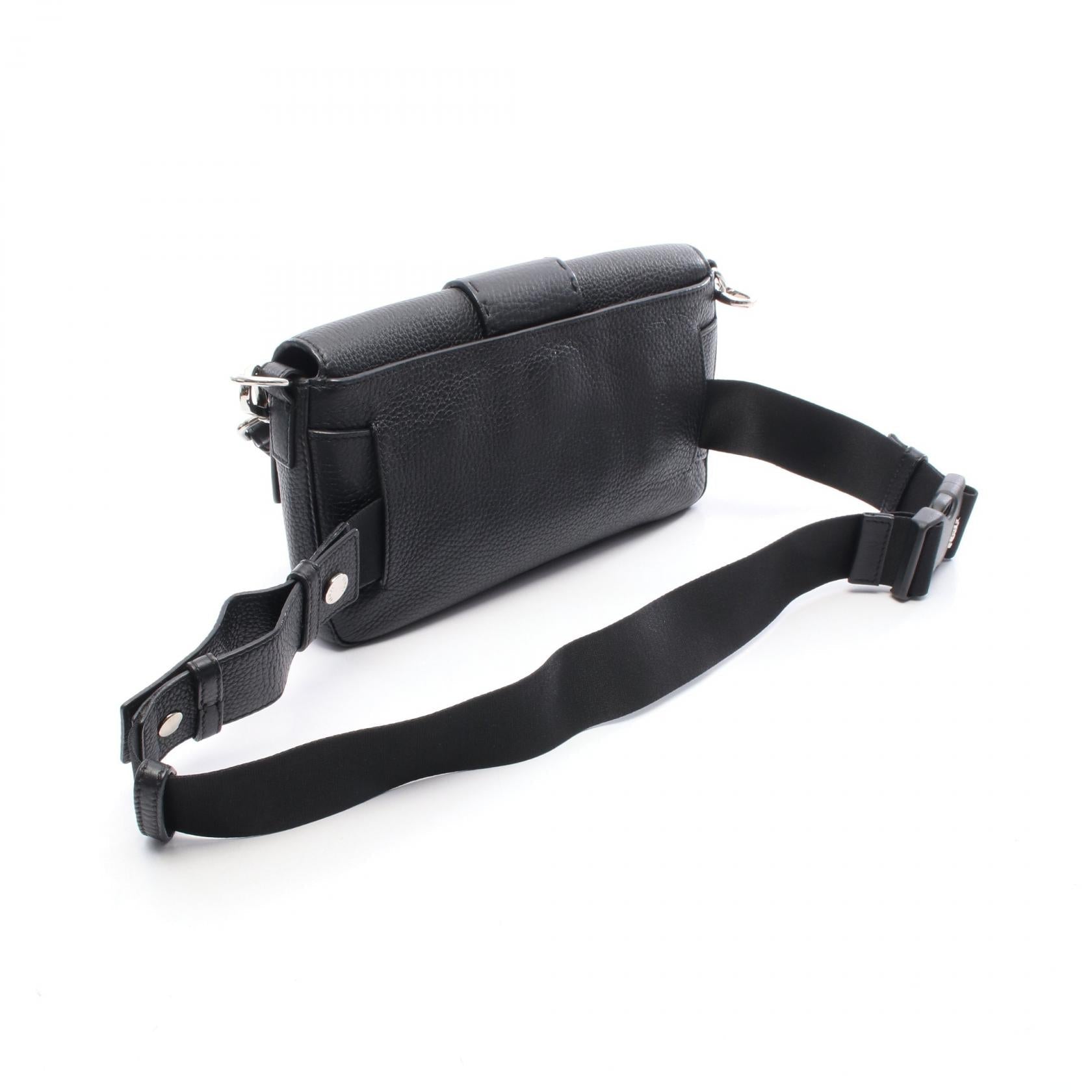 Fendi Mamma Baguette Leather Waist Bag