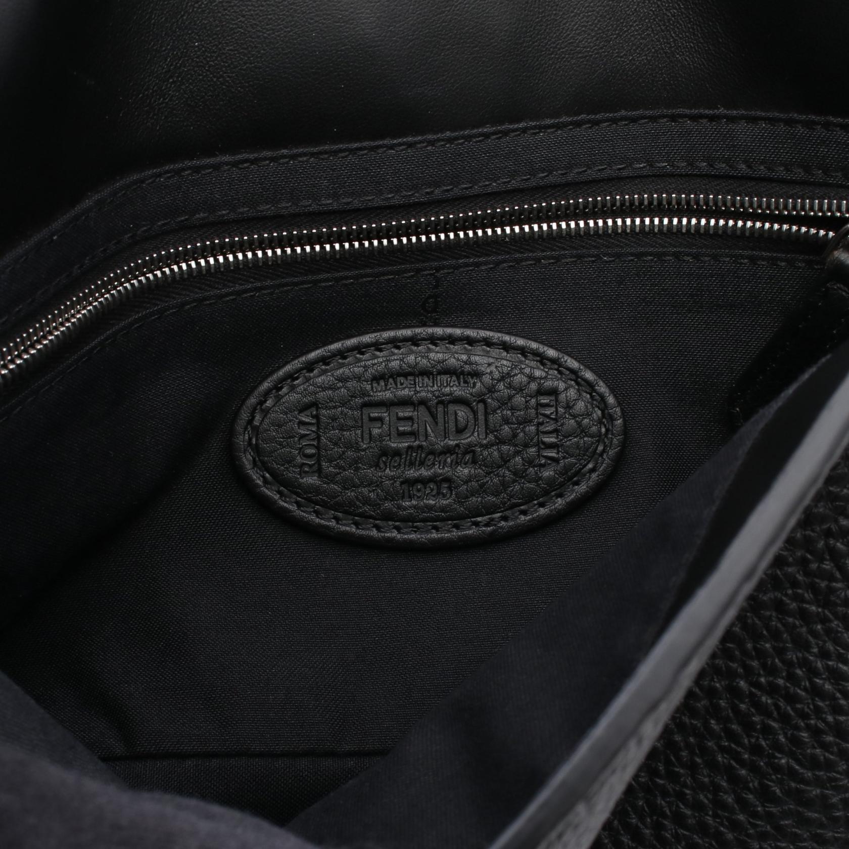 Fendi Croissant Leather Handbag