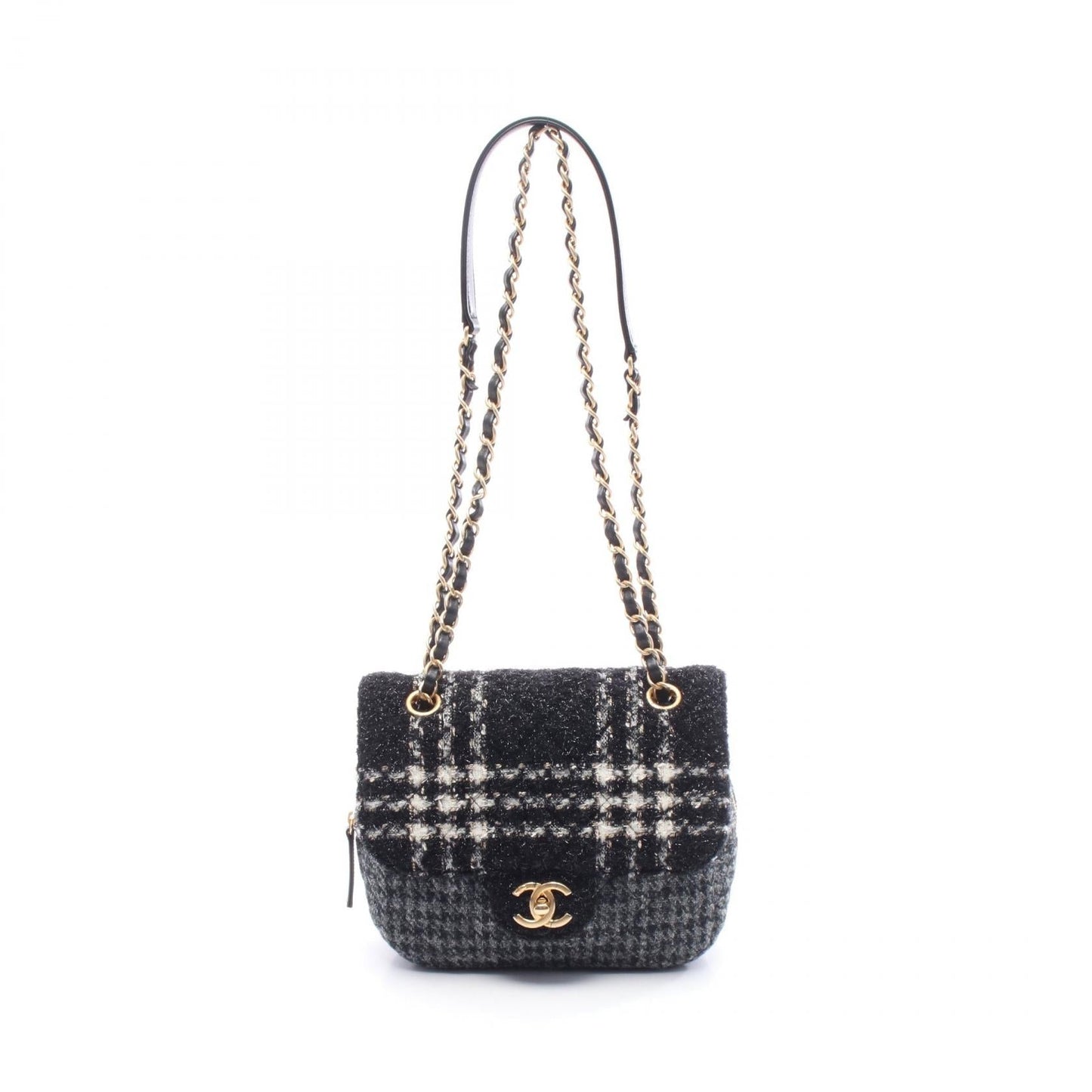Chanel MatelassÃ© Fabric Wool Shoulder Bag