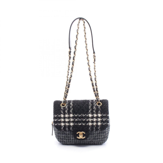 Chanel MatelassÃ© Fabric Wool Shoulder Bag