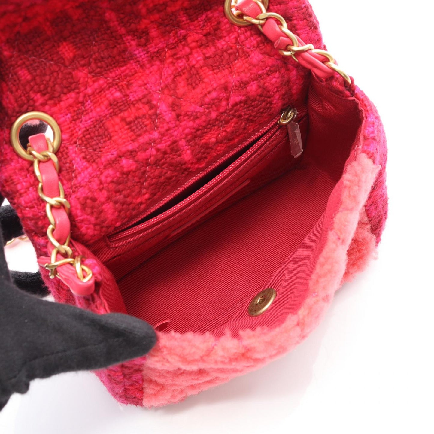 Chanel Mini Matelasse Fabric Shoulder Bag
