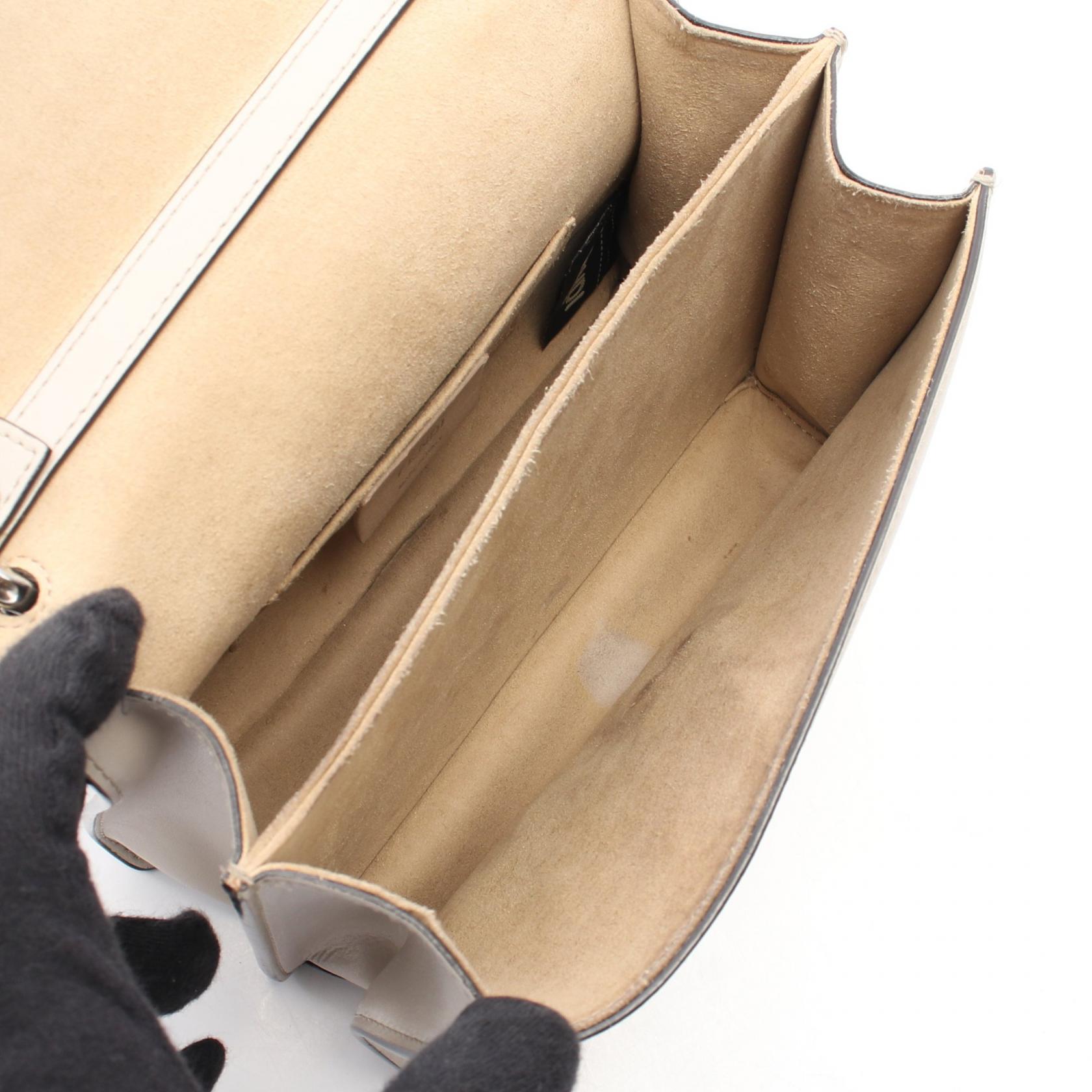 Fendi Box Leather Shoulder Bag