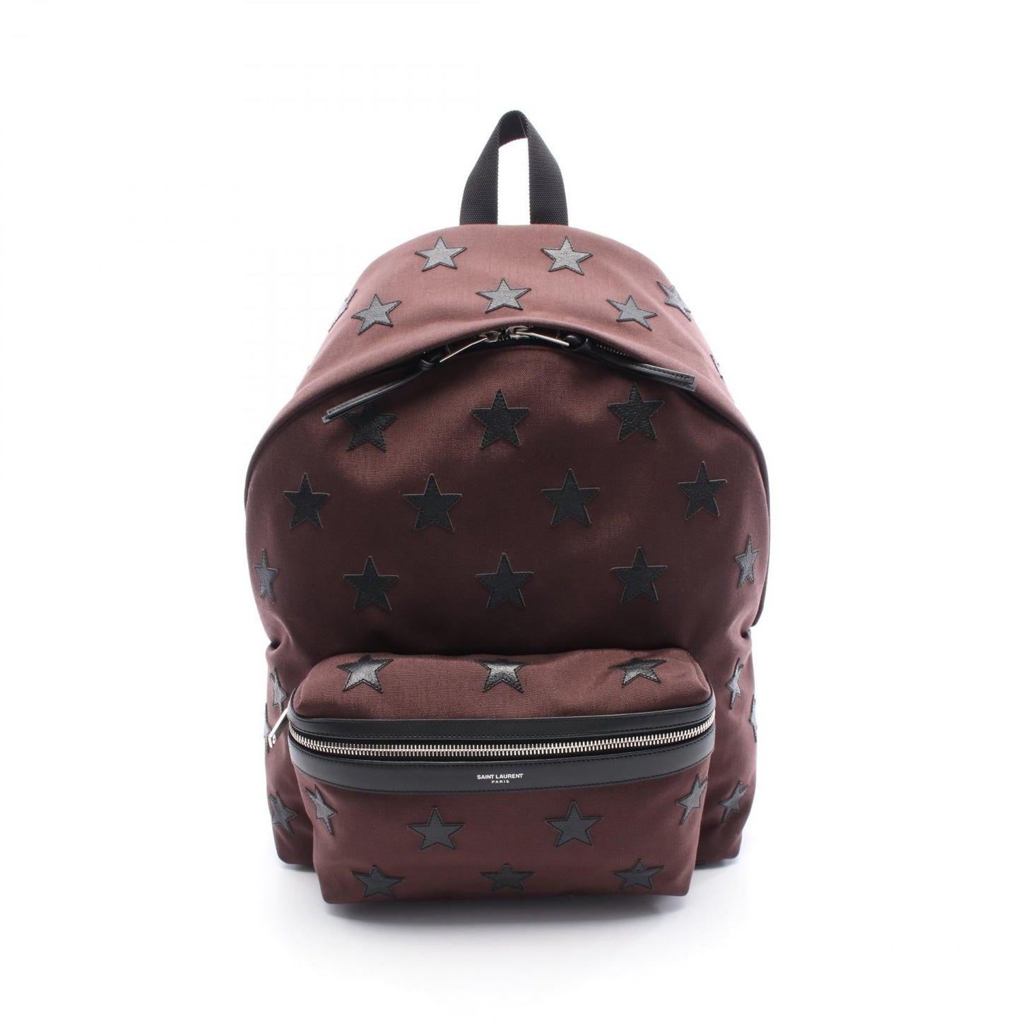 Saint Laurent Paris Classic City California Canvas Leather Backpack