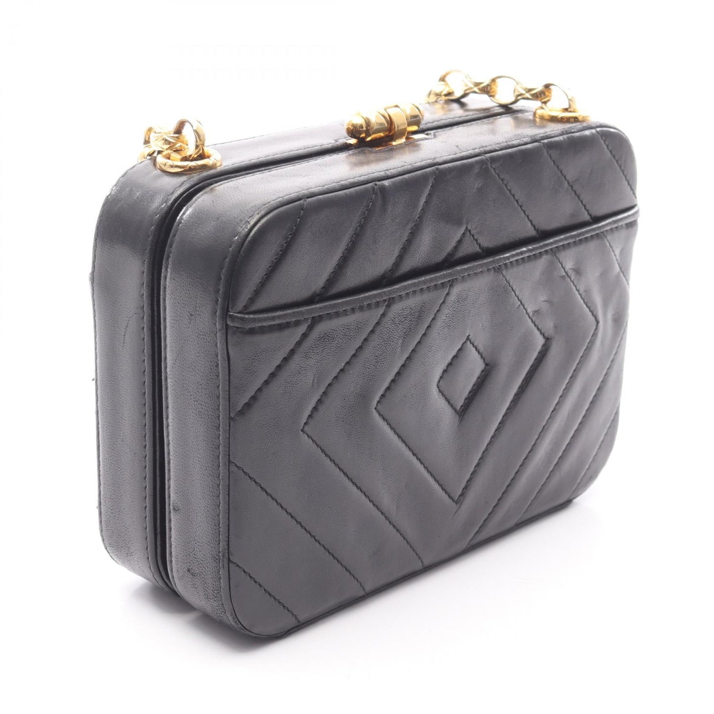 Chanel Coco Diamond Stitch Lambskin Shoulder Bag
