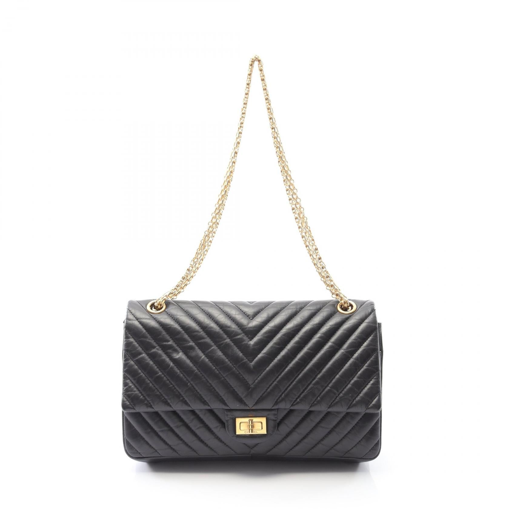 Chanel 2.55 Matelasse Leather Shoulder Bag