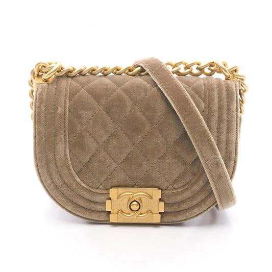 Chanel Boy Chanel Mini MatelassÃ© Fabric Shoulder Bag