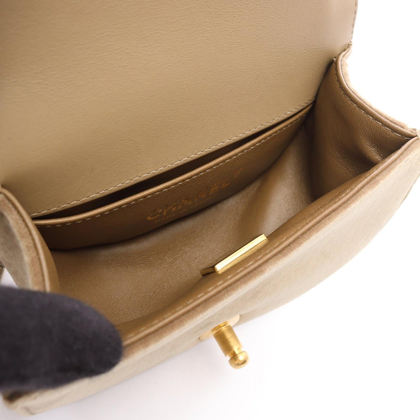 Chanel Boy Chanel Mini MatelassÃ© Fabric Shoulder Bag