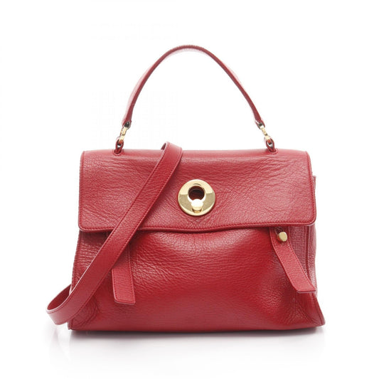 Saint Laurent Paris M Two Leather Handbag