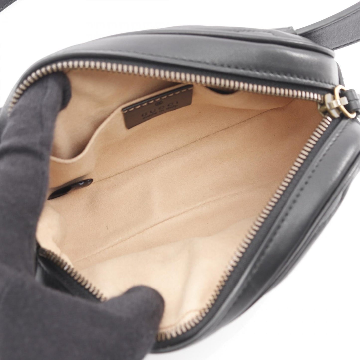 Gucci GG Marmont Leather Waist Bag