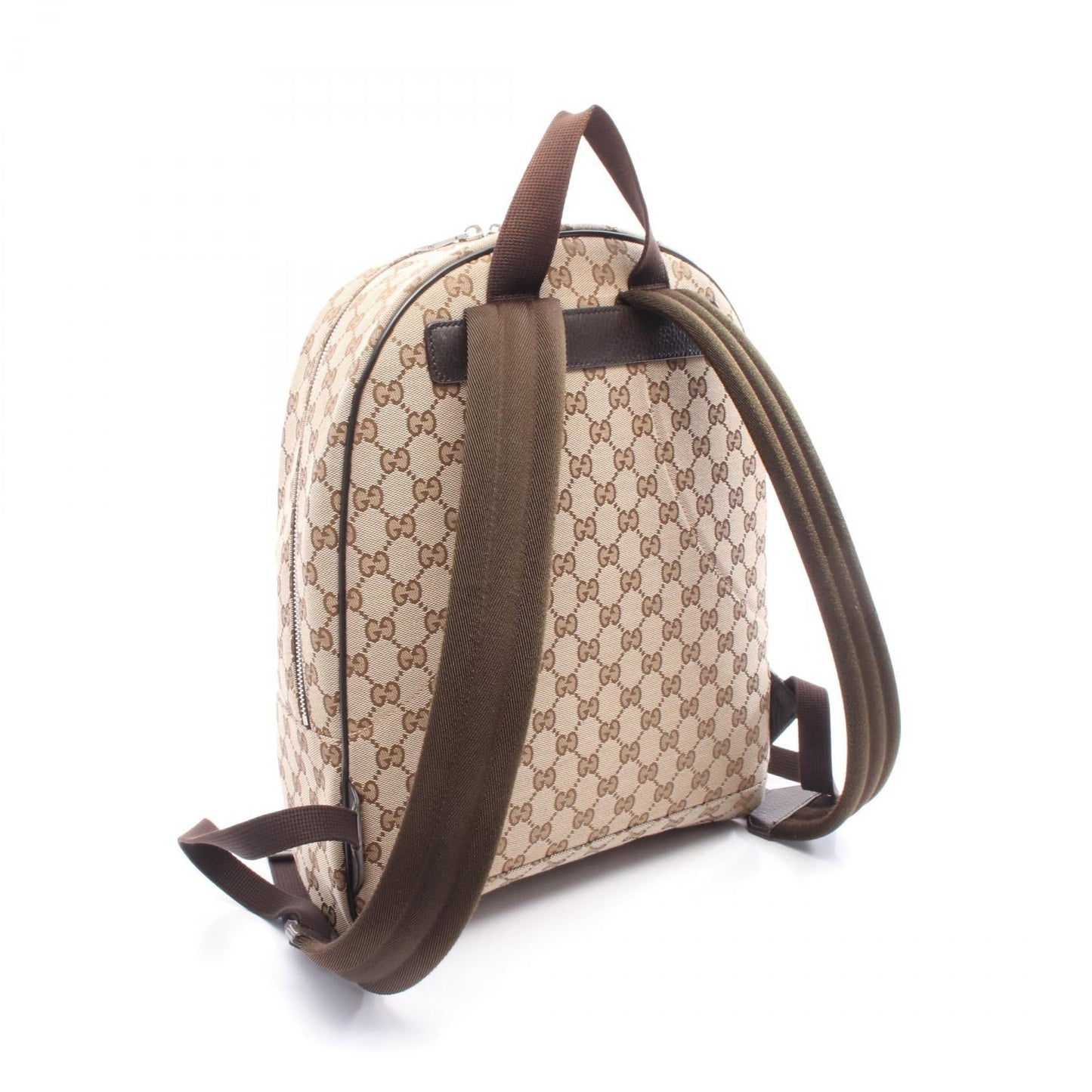 Gucci 449906 KY9NN Canvas Leather Backpack