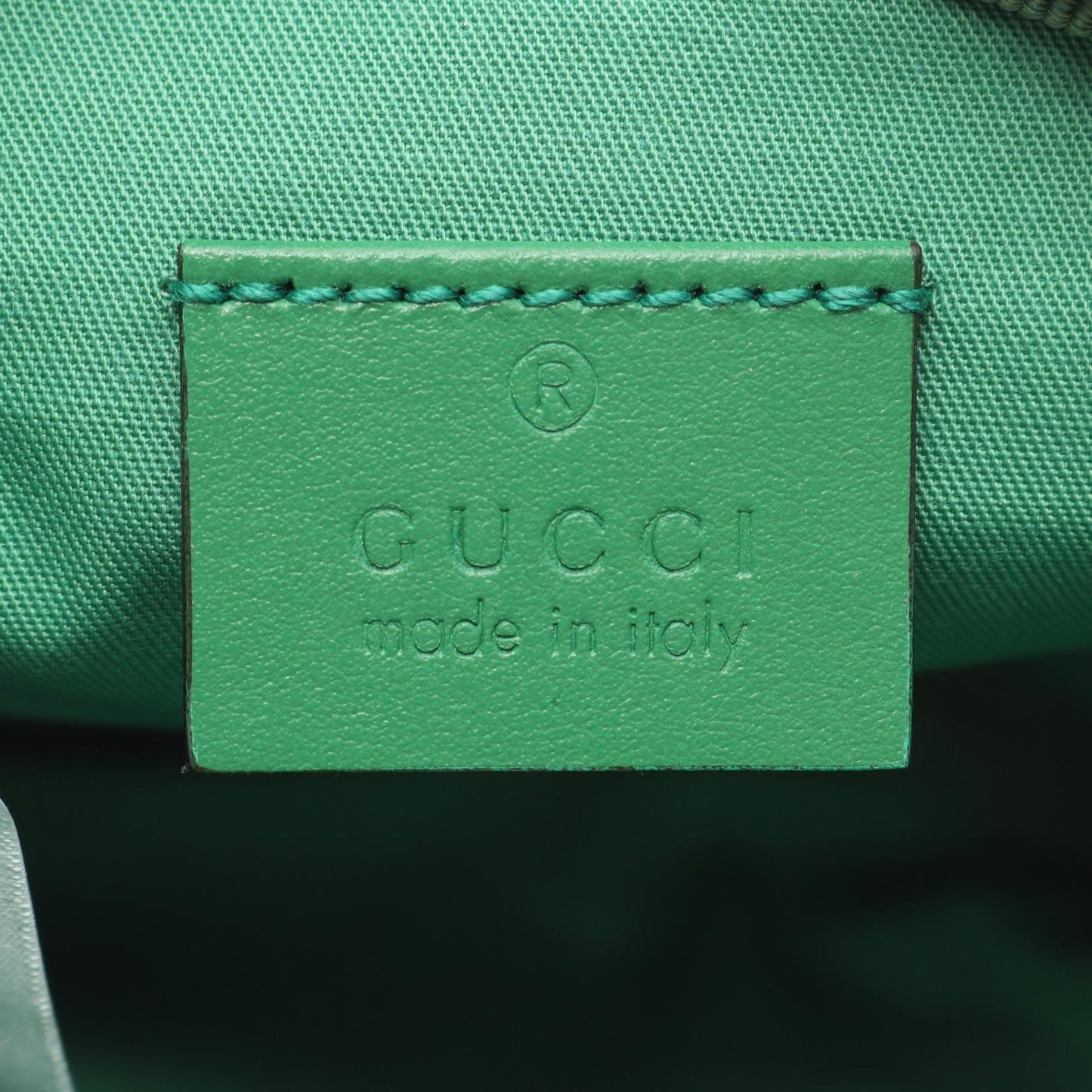 Gucci Star Childrens Canvas Leather Waist Bag