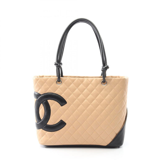 Chanel Cambon Line Lambskin Tote Bag
