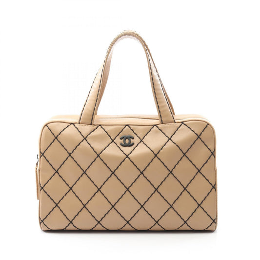 Chanel Wild Stitch Calfskin Tote Bag