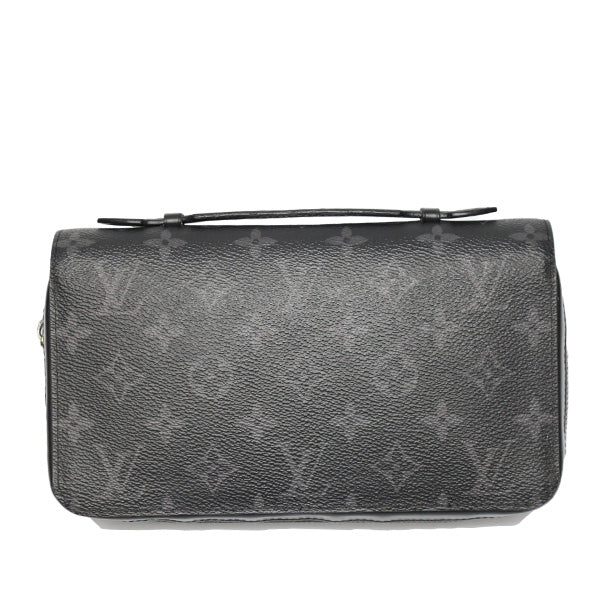 LOUIS VUITTON Long Wallet Purse Monogram canvas Monogram Clutch bag Eclipse Zippy XL mens