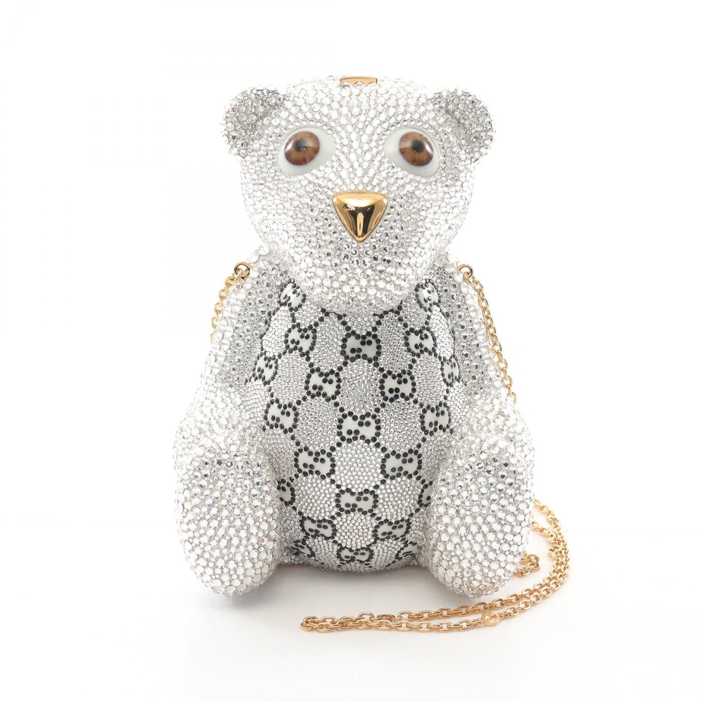 Gucci GG Teddy Bear Swarovski Shoulder Bag