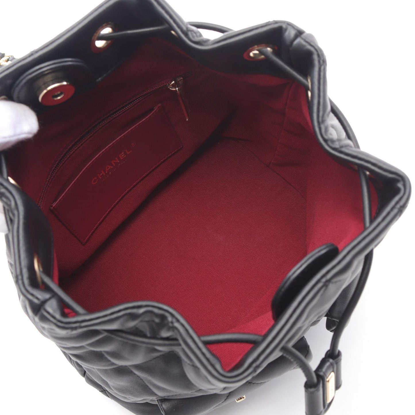 Chanel MatelassÃ© Lambskin Backpack